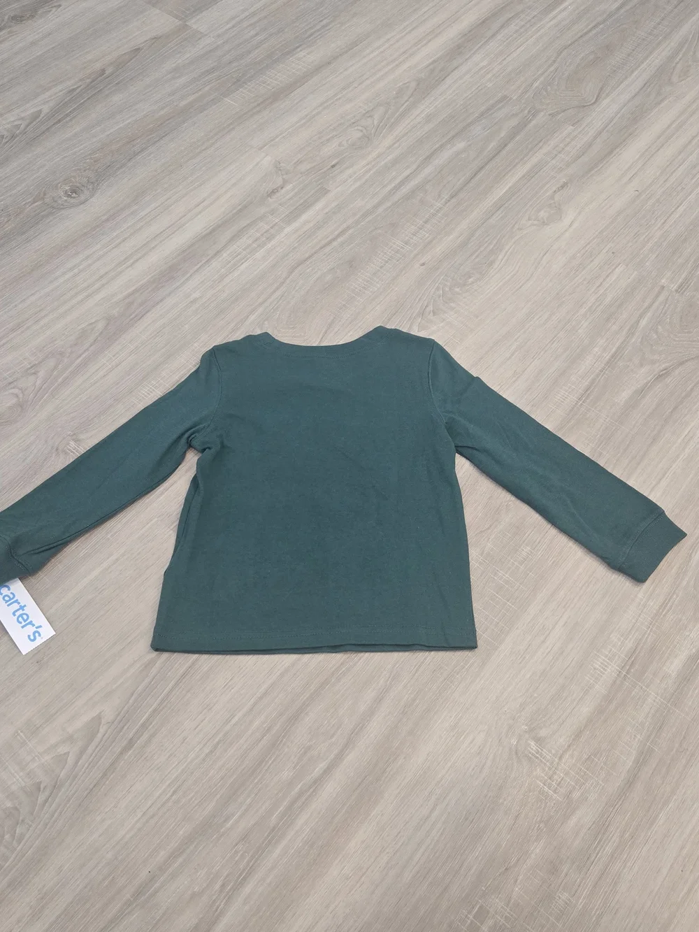 🎄 NWT Carter's Toddler Boy Christmas Dinosaur Long Sleeve Shirt Size 2T 🦖